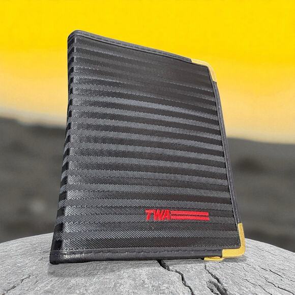 TWA Airlines Royal Ambassador Zip Address Book Notepad Pen Pencil Calculator - Picture 1 of 13